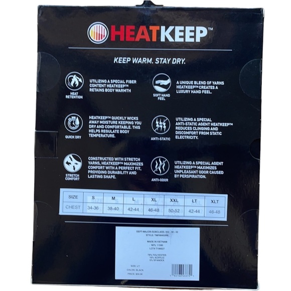 Heat Keep Mid Weight Base Layer Shirt - Picture 4 of 4